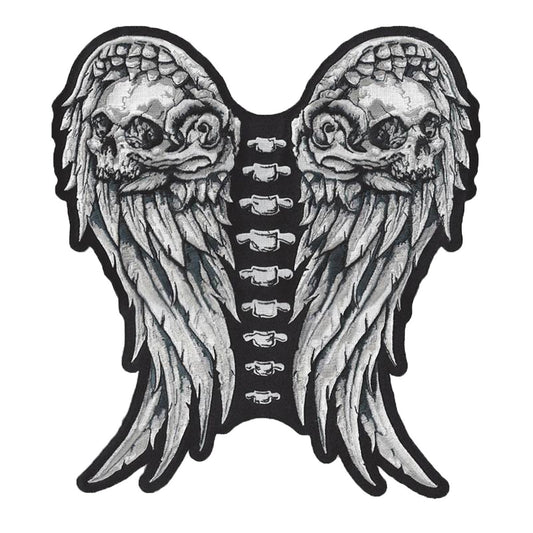 Winged Skull Spine Patch