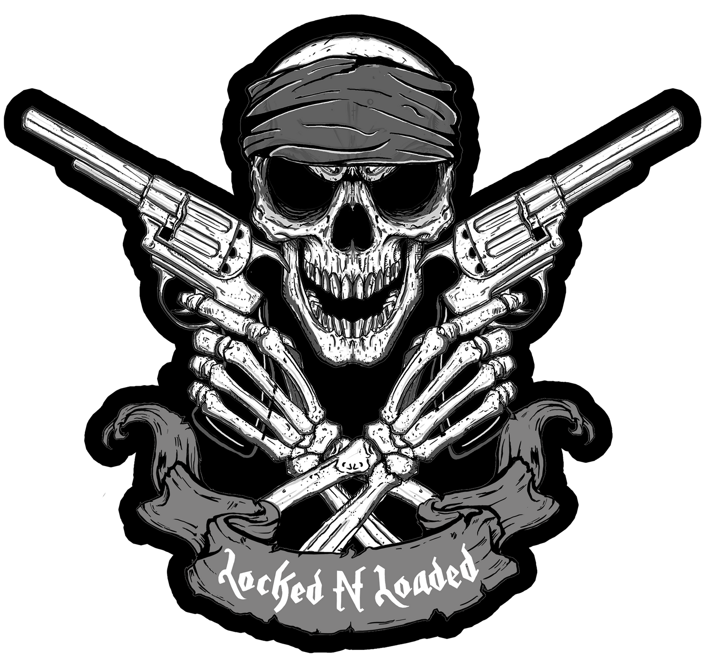 Lock N Loaded Skull Patch