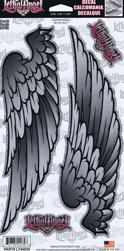 Glitter Wings Decal