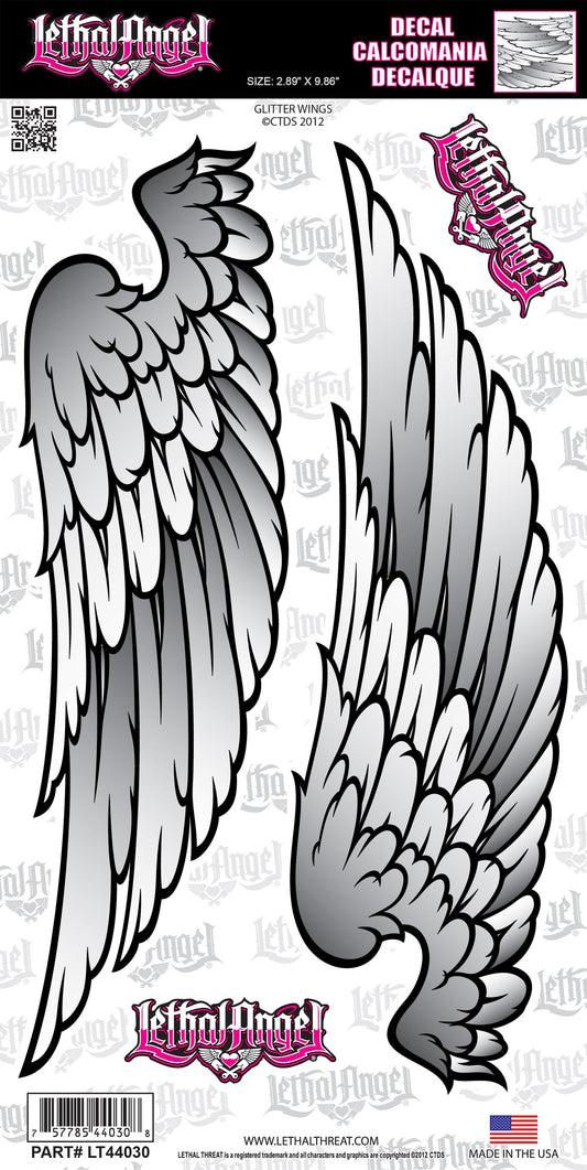 Glitter Wings Decals