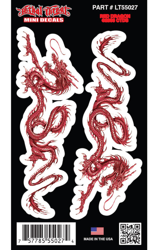 Red Dragons - Mini Decal
