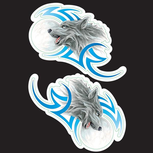 Tribal Wolf - Mini Decal