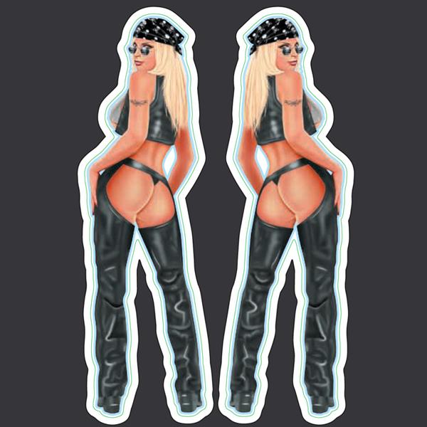 Harley Babe - Mini Decal