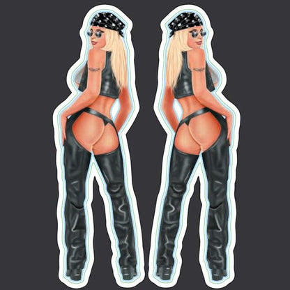Harley Babe - Mini Decal