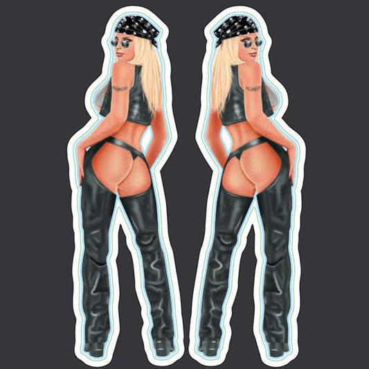 Harley Babe - Mini Decal