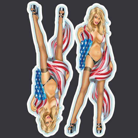 USA Babe - Mini Decal