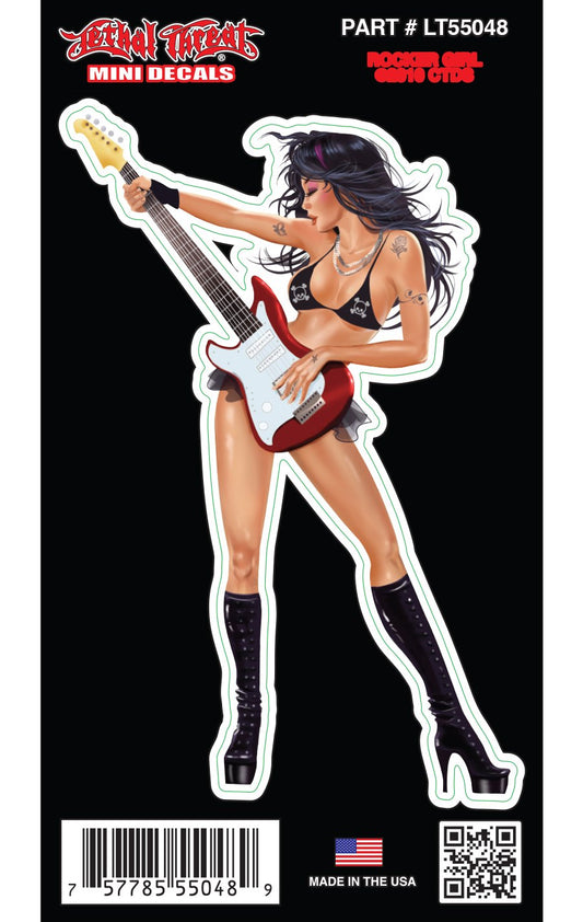 Rocker Girl - Mini Decal