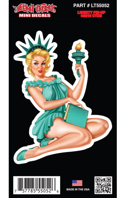 Liberty Pinup - Mini Decal
