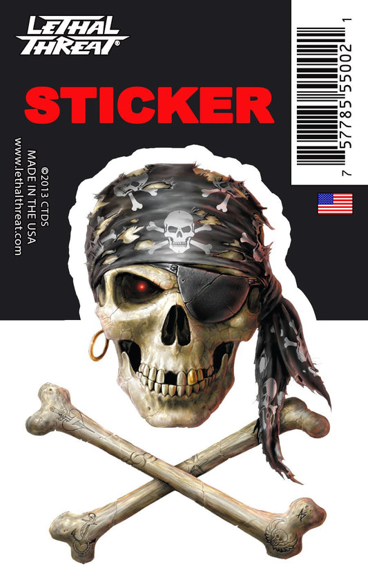 Pirate Skull - Mini Decal