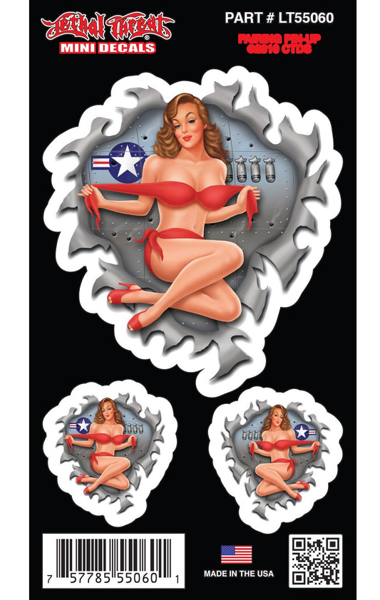 Fairing Pinup - Mini Decal