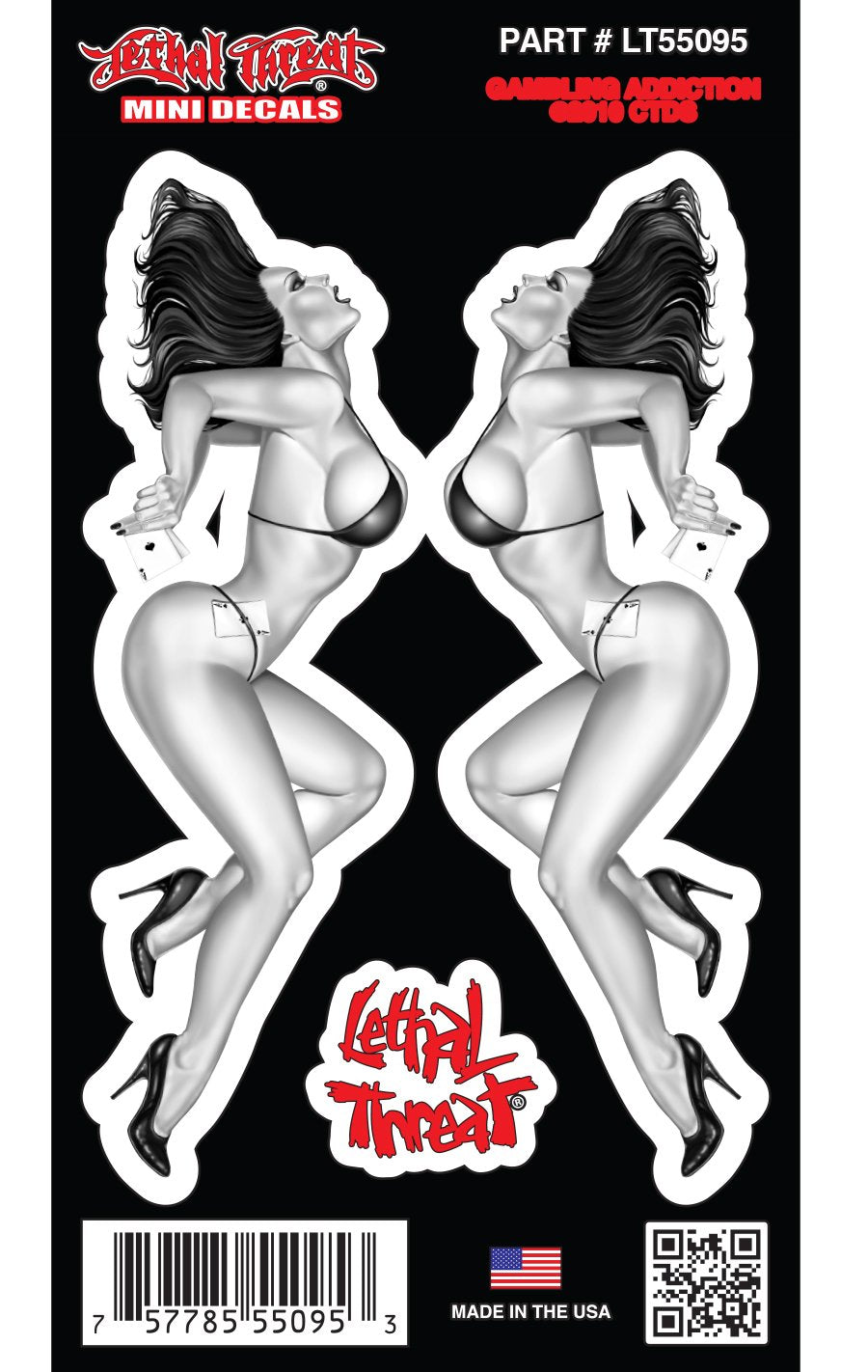 Gambling Addiction - Mini Decal