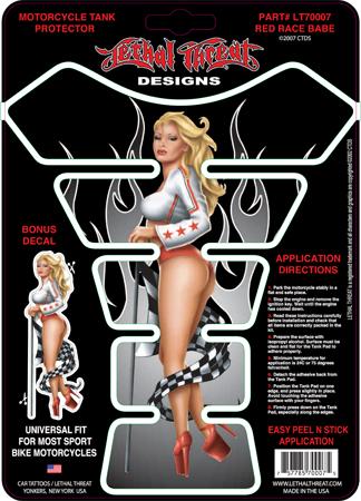 Red Race Babe Tankpad