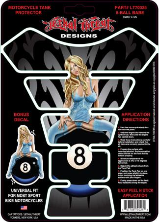 8-Ball Babe Tankpad