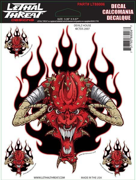 Devil House Decal