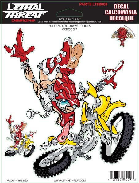 Naked Yellow Motorcross