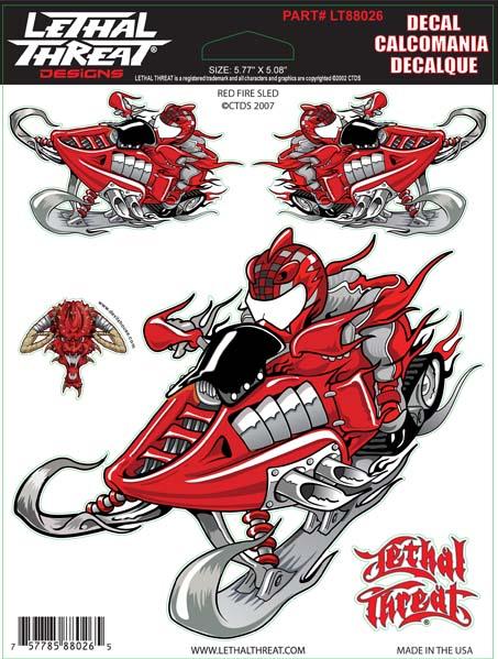 Red Fire Sled