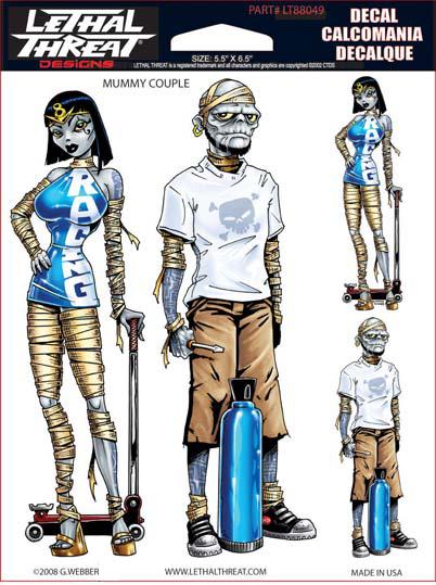 Mummy Couple Decal
