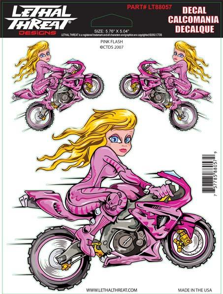 Pink Flash Decal