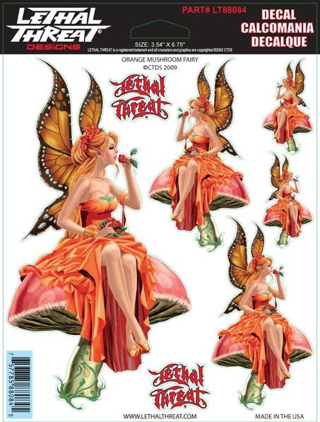 Orange Mushroom Fairy