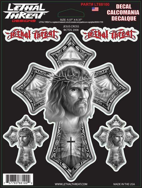 Jesus Cross Decal