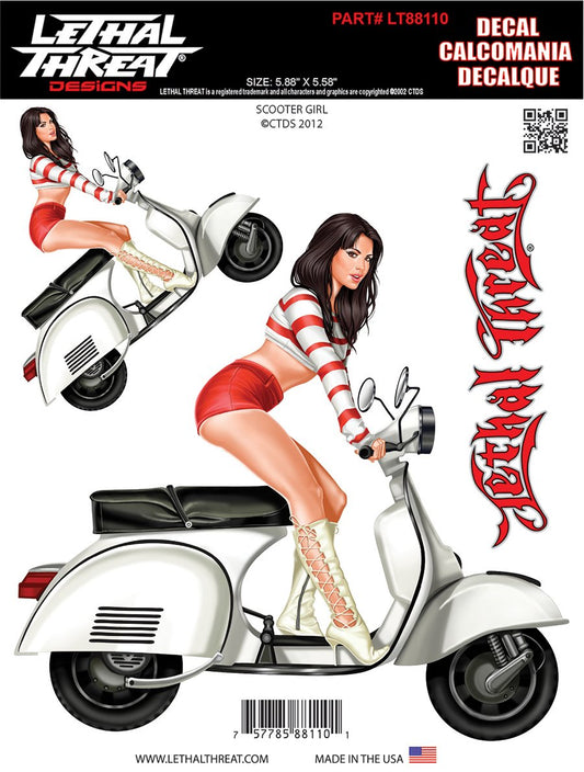 Scooter Girl Decal