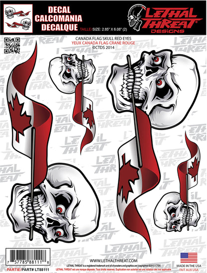 Canada Flag SKull