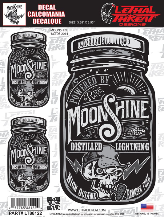 Moonshine Decal