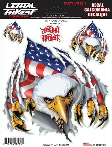 Rip n Tear US Eagle Decal