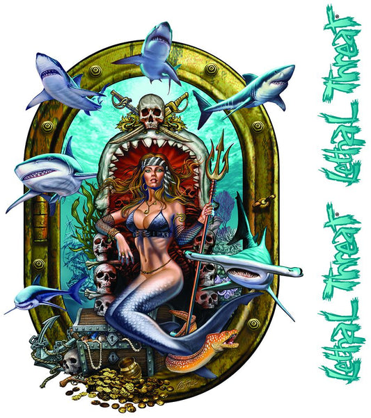 Shark Queen Decal
