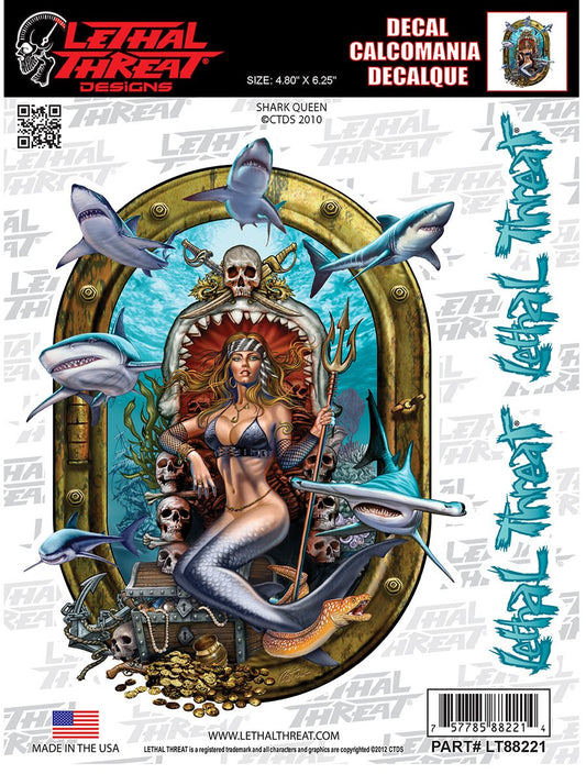 Shark Queen Decal