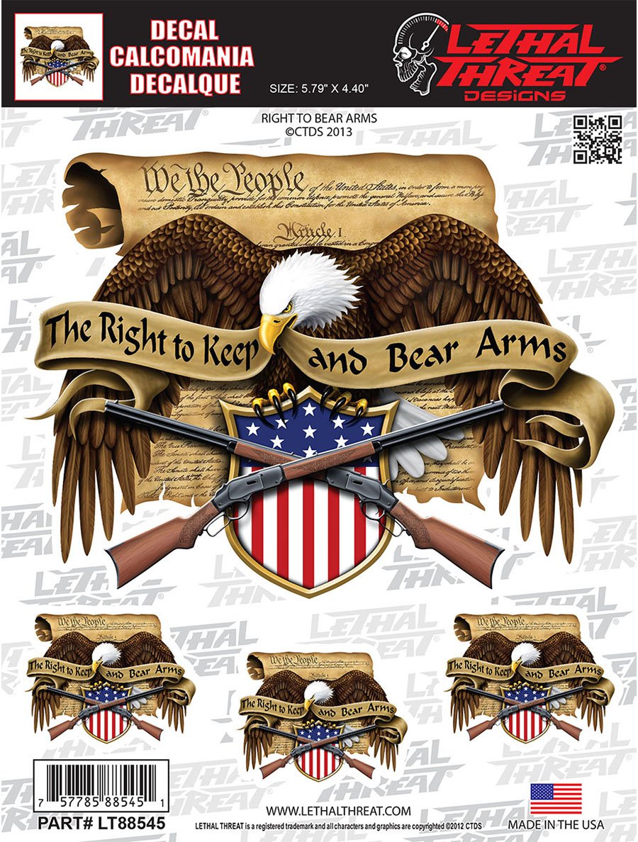 Right to Bear Arms Decal