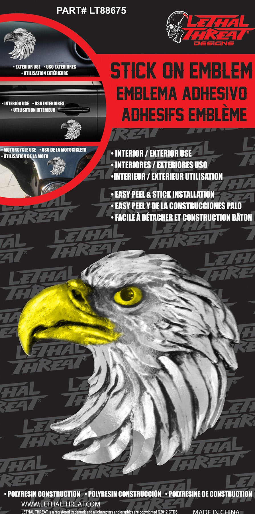 Eagle Head Emblem Color