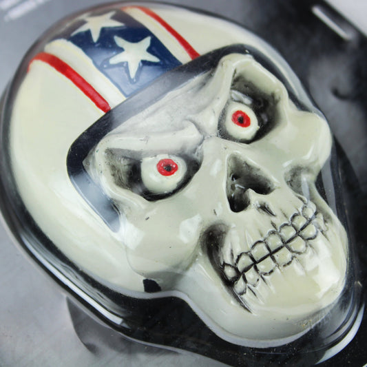 Biker Helmet Skull Emblem