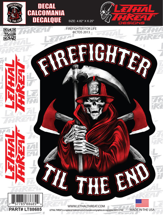 Fireman 4 Life Decal