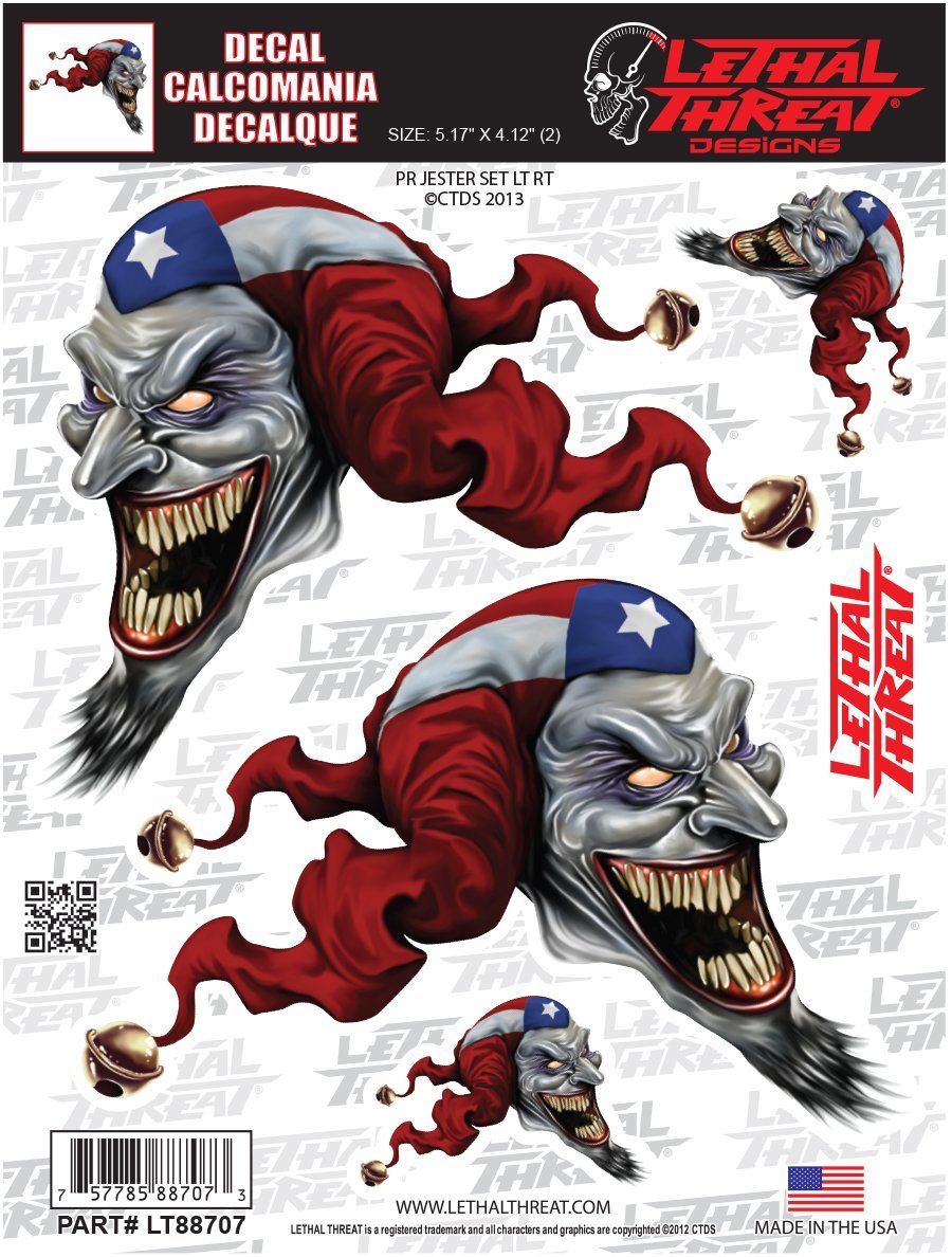 Puerto Rico Jester Set Decal