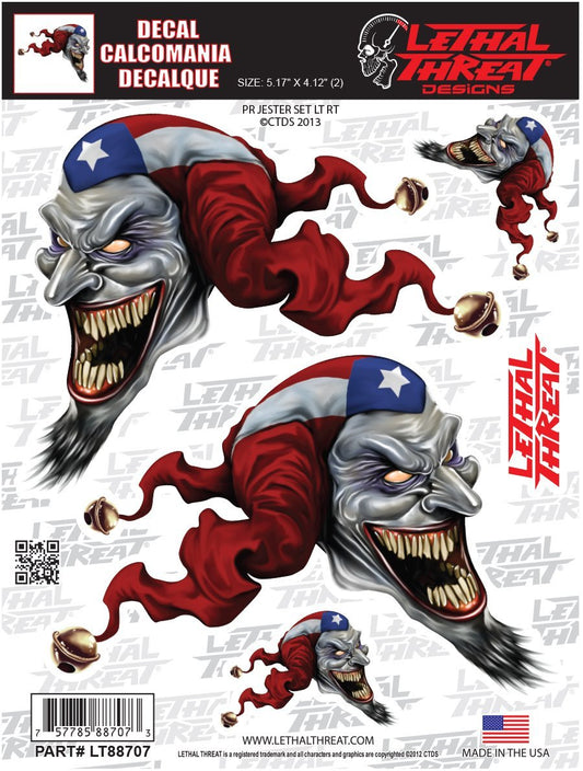 Puerto Rico Jester Set Decal