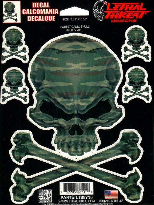 Forest Camo Skull