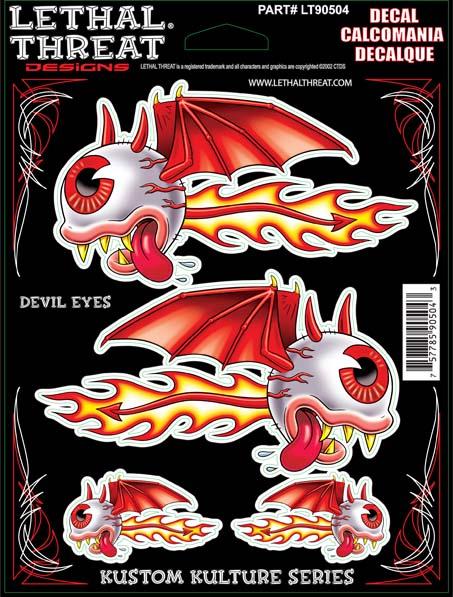 Devil Eyes Decal
