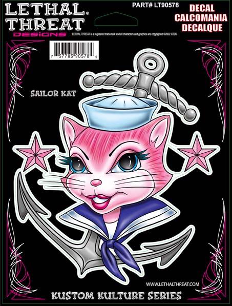 Sailor Kat Decal