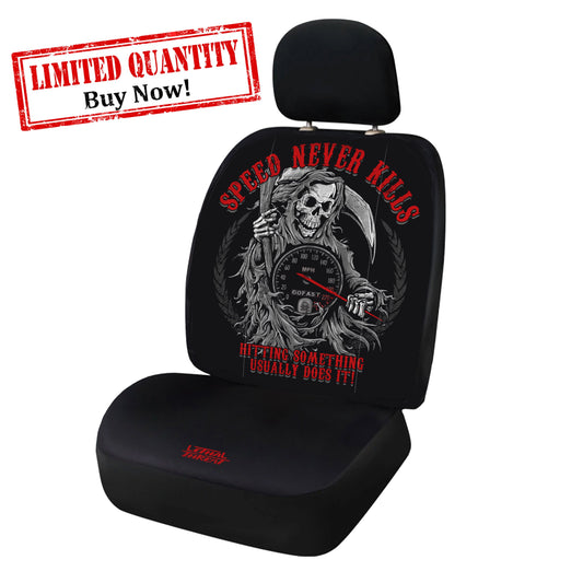 Speed Never Kills Seat Covers