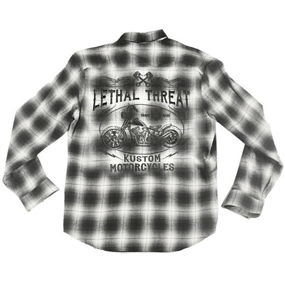 Kustom Motorcycle Plaid Shirt