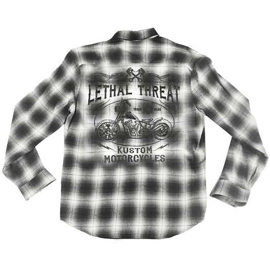 Kustom Motorcycle Plaid Shirt