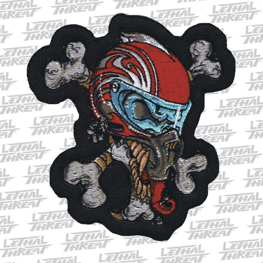 Helmet Skull Mini Patch