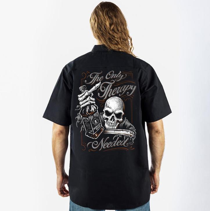 The Only Therapy Printed Work Shirt