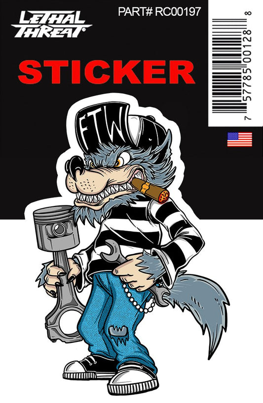 Rude & Crude Decal: FTW Wolf