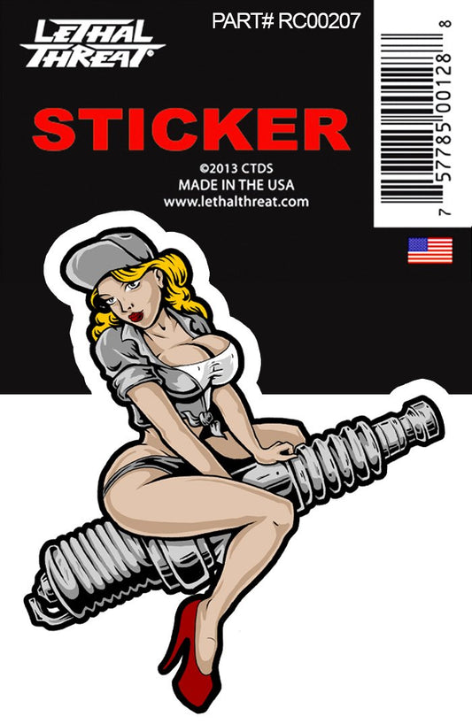 Rude & Crude Decal: Full Service Pin Up