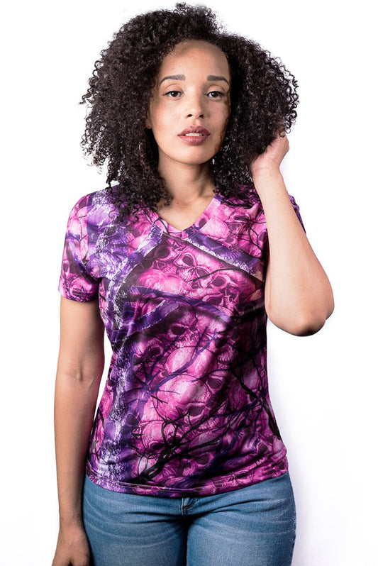 Pink Skull Camo