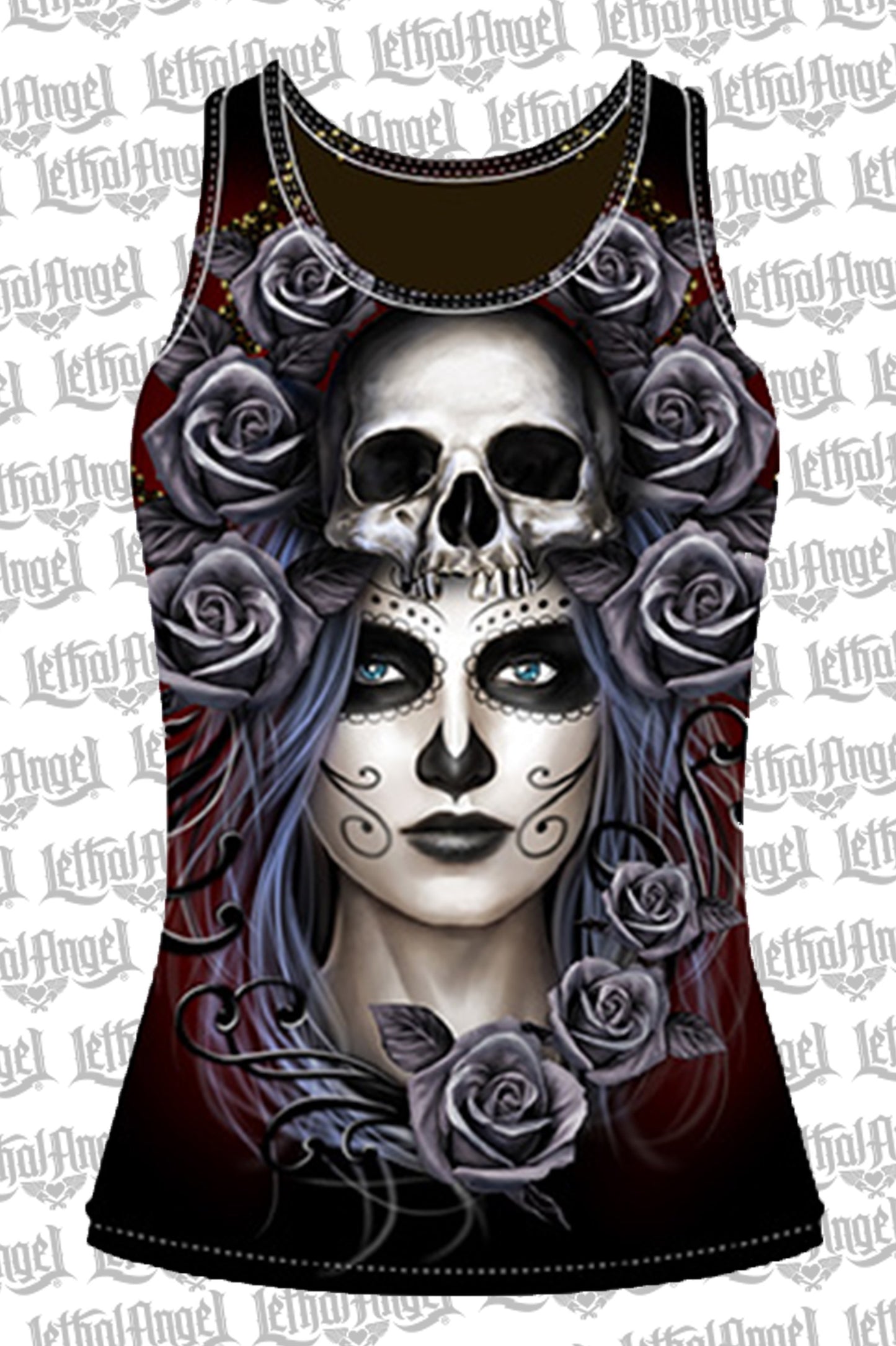 Queen of Death Razor Back Tank Top