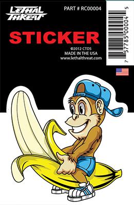 Rude & Crude Decal: Monkey Banana