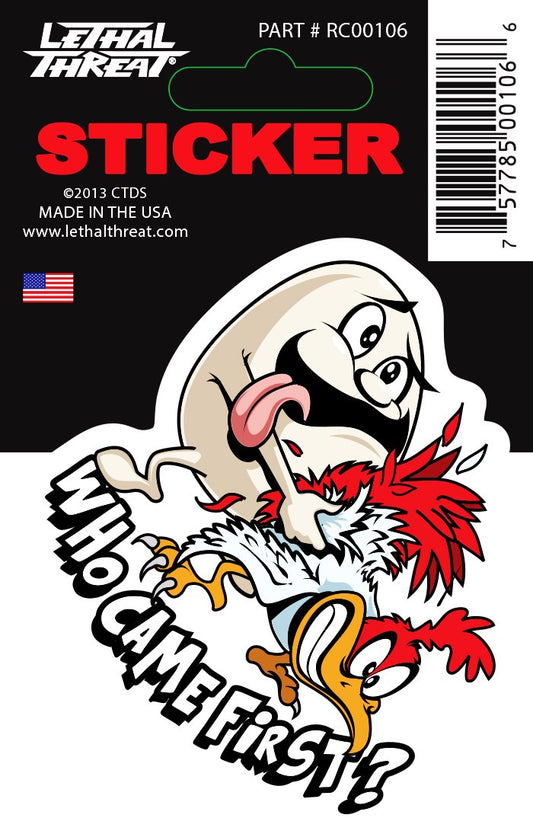 Rude & Crude Decal: Who Came First